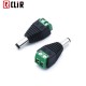 Screw Plug Adapter Cord Female 10A 2 pin 12V male Power Jack DC Connector