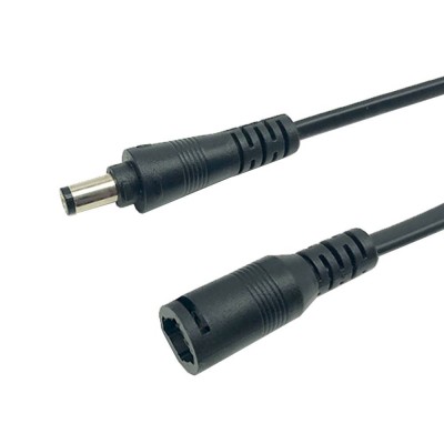 Factory Direct Customize DC 5.5X2.1mm 5.5X2.5 Male Female Extension Cable Connector